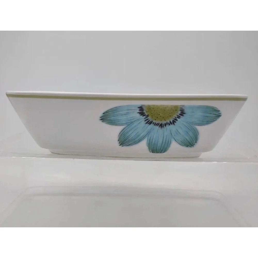 Vtg Noritake UP-SA DAISY Vegetable Serving Bowl Oval 9001 Progression Japan 1 - Picture 4 of 6